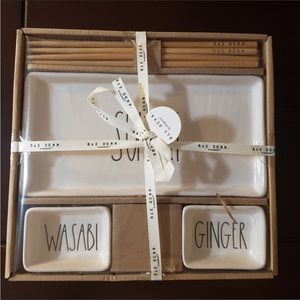 Rae Dunn sushi set